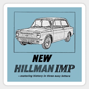 HILLMAN IMP - advert Magnet